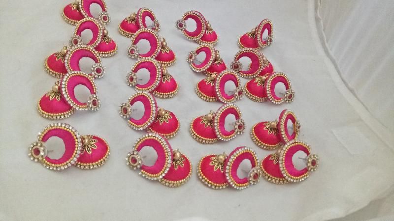 Silk Thread Chandbali 04