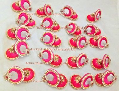 Silk Thread Chandbali 05