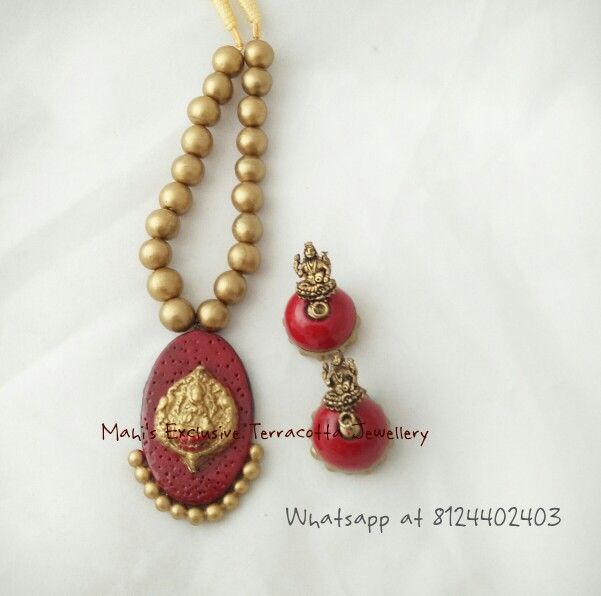 Terracotta Handmade Jhumka 05