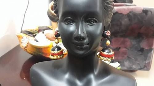 Terracotta Handmade Jhumka 02