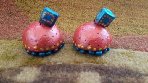 Terracotta Handmade Jhumka 04
