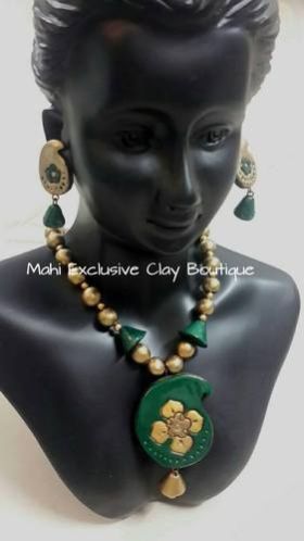 Terracotta Necklace Set 01