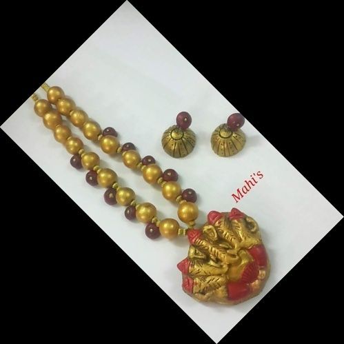 Terracotta Necklace Set 06