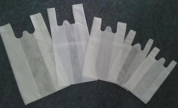 PP Non Woven Carry Bags W Cut