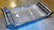 White Metal Tray