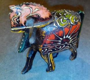 Wooden Embossed Painting Horse 4