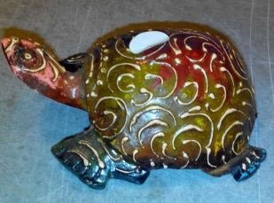 Wooden Embossed Painting Tortoise 4