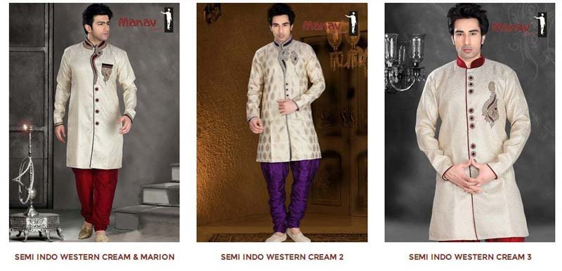 Semi Indo Western Sherwani 03