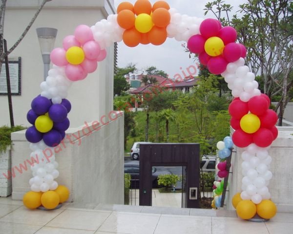 Balloon Entrance Gate Decoration Services 03