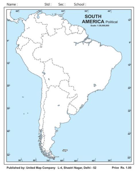 South America Political Maps