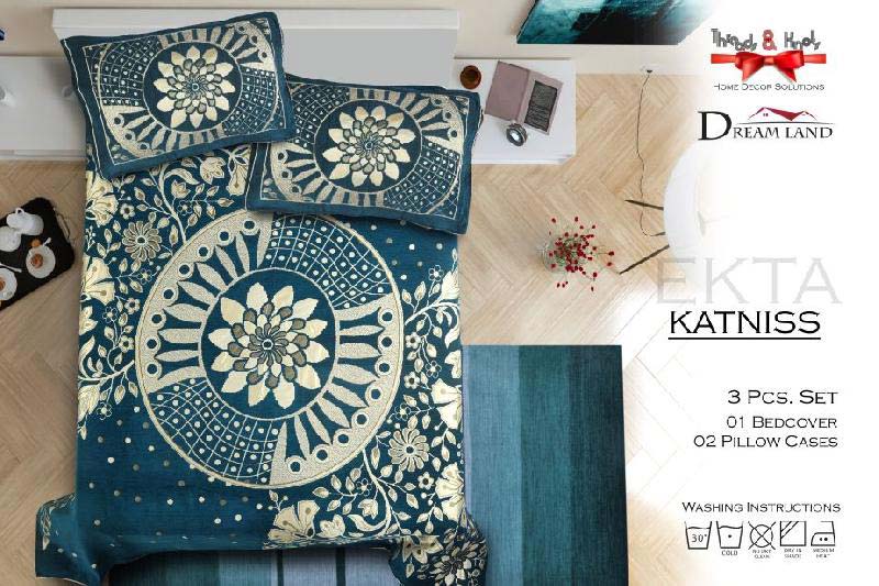 Poly Cotton Bed Cover 06