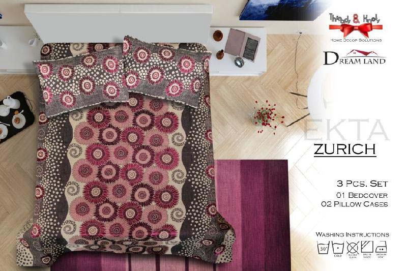 Poly Cotton Bed Cover 13