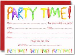 Party Invitations