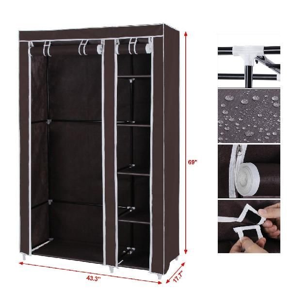 Non Woven Fabric Portable Wardrobe 01