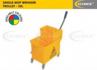 Single Mop Wringer Trolley (20 Ltr.)
