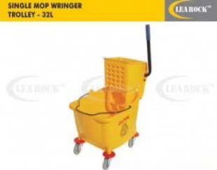 Single Mop Wringer Trolley (32 Ltr.)