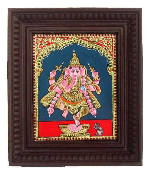 Ganesha Tanjore Painting 01
