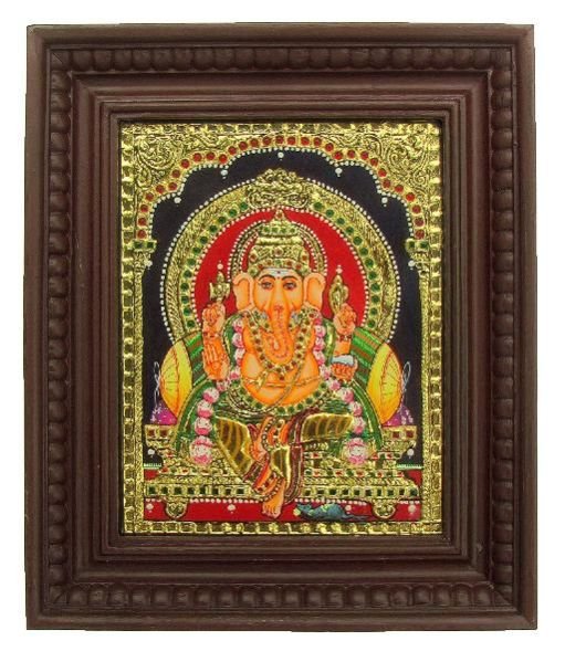 Ganesha Tanjore Painting 02