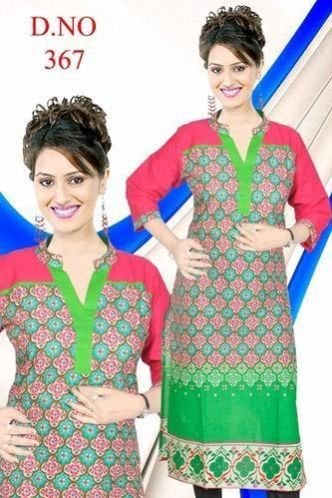 Long Printed kurti