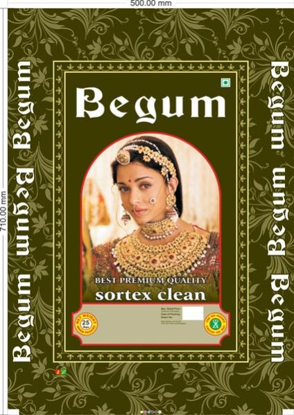 Begum Rice Packaging Bag