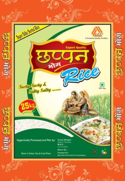 Chappan Bhog Rice Packaging Bag