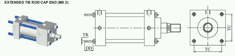 Extended Tie Rod Cap End (MX 2)