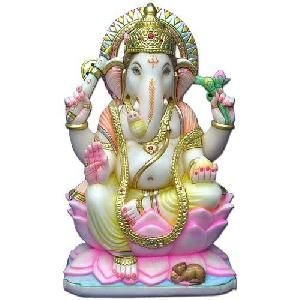 Marble Ganesh Statue 01