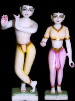 Marble Radha Krishna Statue 02