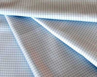 Anti Static Fabric Check Grid Design 01