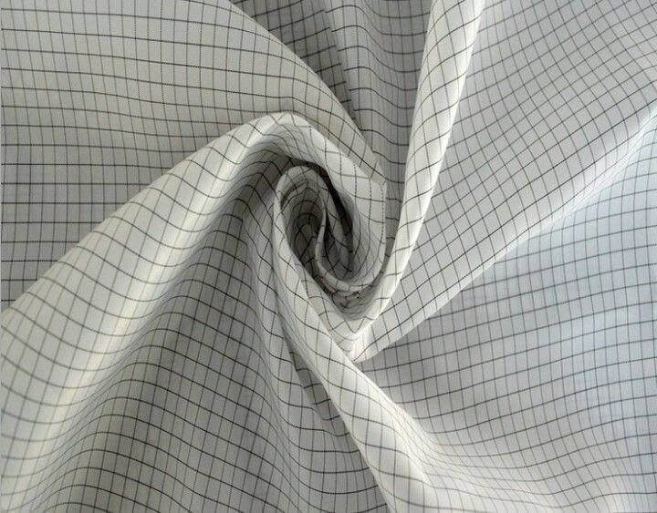 Anti Static Fabric Check Grid Design 02