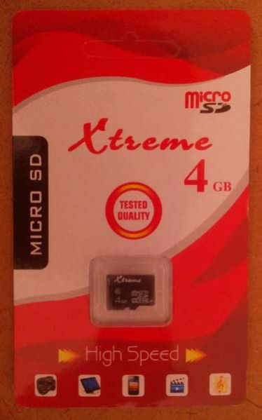 4 GB Micro SD Card