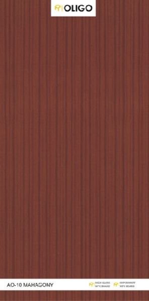 AO-10 Mahogany Oligo Printed Wooden Panel