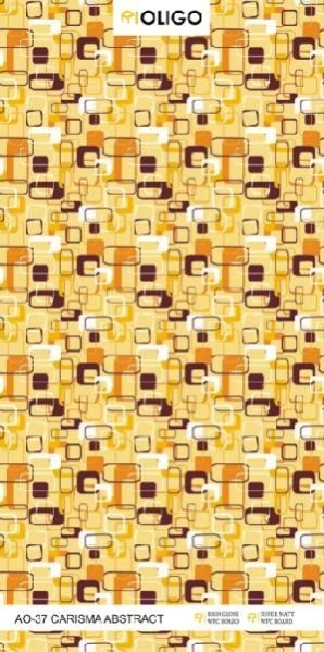 AO-37 Carisma Abstract Oligo Printed Wooden Panel