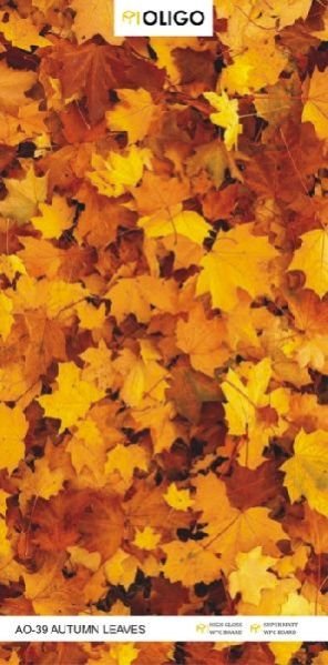 AO-39 Autumn Leaf Oligo Printed Wooden Panel