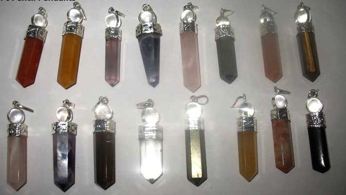 Tumbled Stone Keychain Pendants