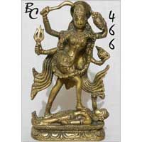 Brass Kali Statue 02