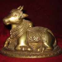 Nandi Brass Statue