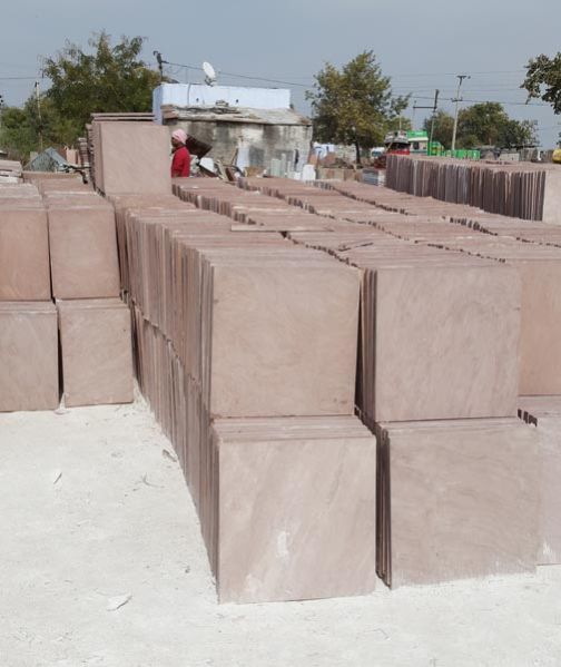 Red Mandana Table Polished