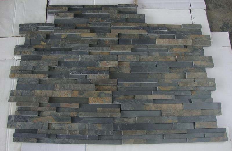 Black Rustic 60x15cm Slate Stone