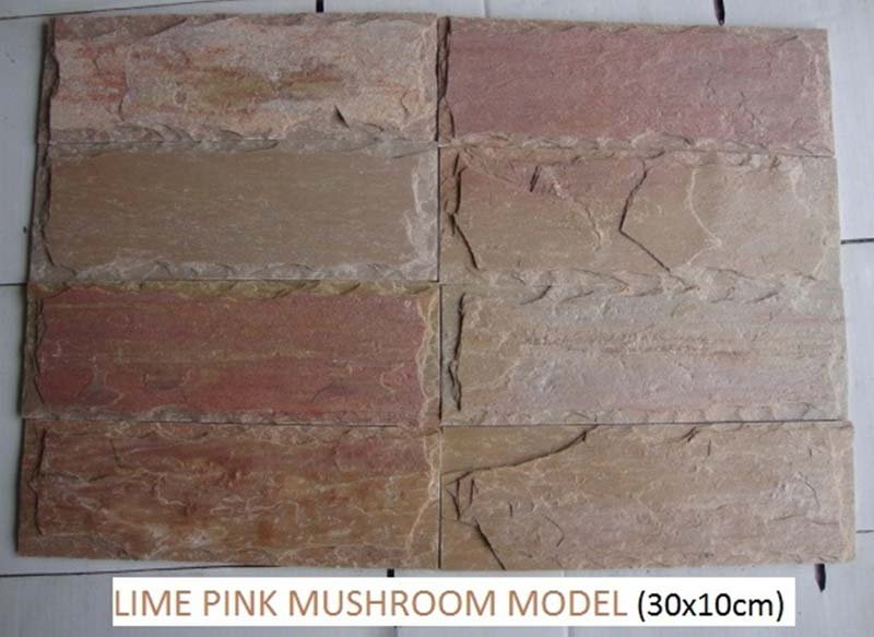 Lime Pink Butching Slate Stone