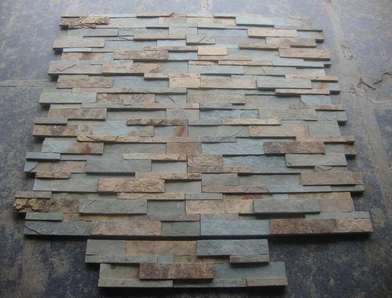 M Green Rustic 4 Lines 60x15 Cm Ledger Slate Stone