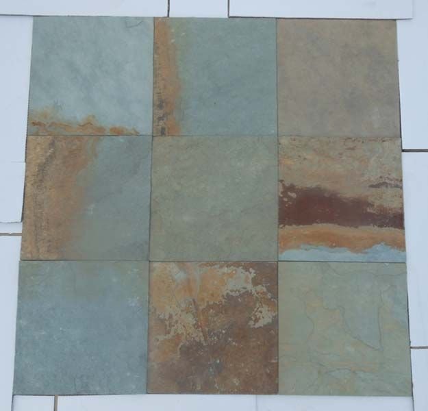 M Green Rustic Slate  Stone- A