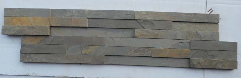 Vijaya Gold 6 Lines Design Slate Stone