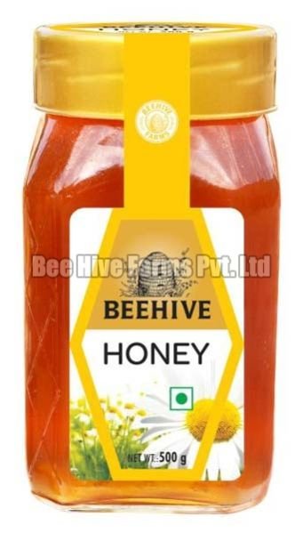 Honey in 500 Gram Square Bottel