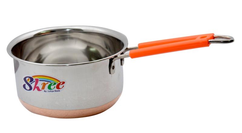 Copper Bottom Stainless Steel Saucepan