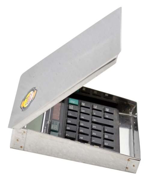 Stainless Steel Square Calculator Box