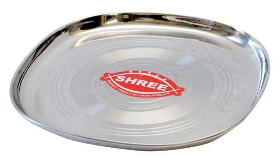 Stainless Steel Square Plate Half