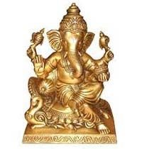 Brass God Ganesha Idol