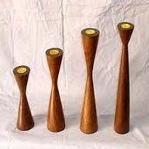 Wooden Candle Holder