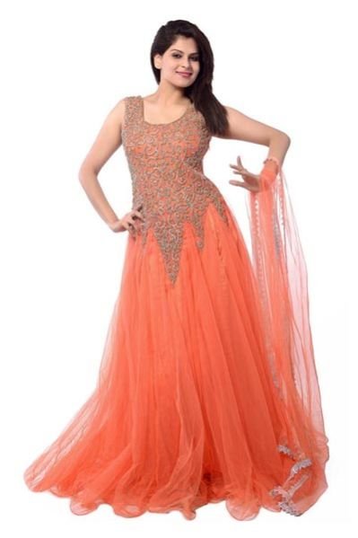 Lollypop Orange Gown